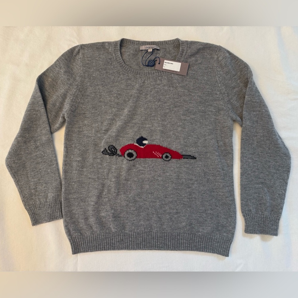 Fleurisse car crew neck sweater